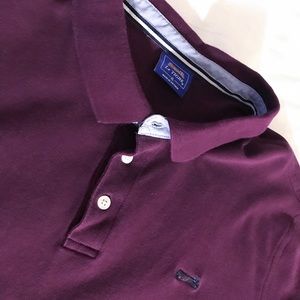 Le Tigre Plum Burgundy Polo size XL
